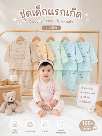 👶🏻💗 Áo sơ mi tay dài - Áo ngắn tay cho trẻ sơ sinh – 9 tháng 💗 tuổi